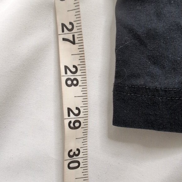 David Archy Men's Black Straight Leg Pants Elastic Waist/Drawstrings, Size L - Picture 6 of 8